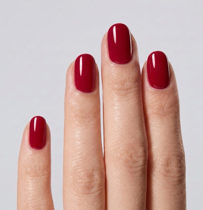 Parisian Red Natural - Soft Gel Press-On Nails