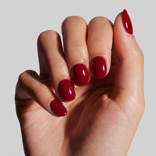 Parisian Red Natural - Soft Gel Press-On Nails
