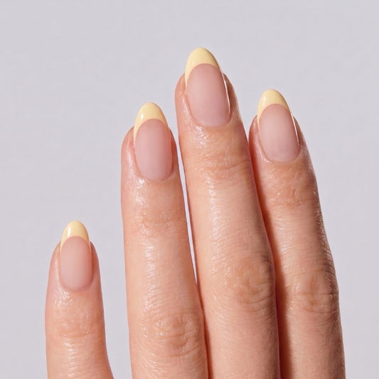 Butter Yellow French - Soft Gel Press-On Nails
