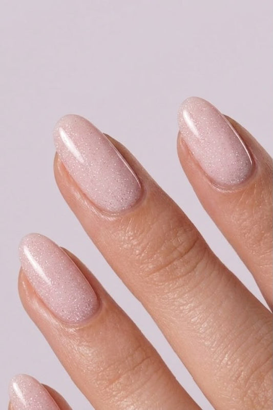 Clean girl shimmer - Soft Gel Press-On Nails
